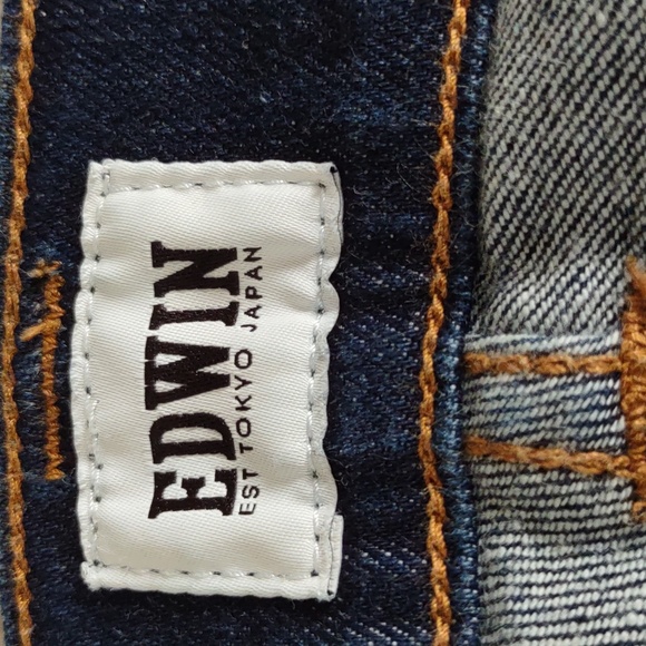 EDWIN 30x32 Slim Tapered Blue Jeans - Picture 3 of 16